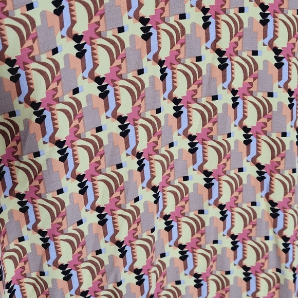 Flax Patterned Long Sleeve Shirt - Picture 2 of 5